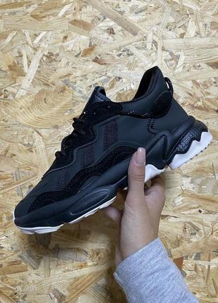 Кросівки adidas ozweego black white кроссовки