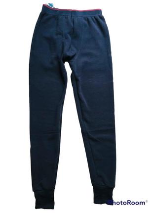 Чоловічі підштанники на хутрі теплі темно-сині кальсони чоловічі зимові гамаші кальсони термо-штани на хутрі wenzhi.3 фото