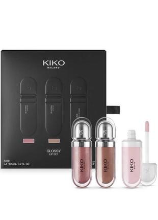 Набір блисків для губ kiko milano