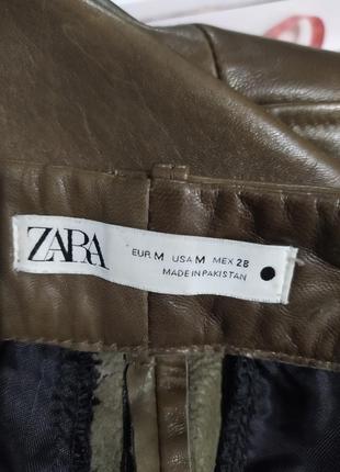 Брюки бриджи натуральная кожа zara7 фото