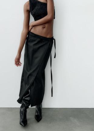 Zara джинсовая юбка
