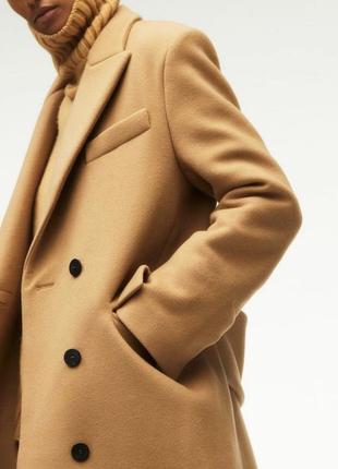 Розкішне пальто zara в чоловічому стилі3 фото