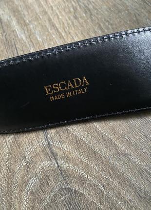 Ремінь escada made in italy 🇮🇹 шкіра4 фото