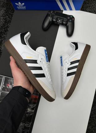 Мужские кеды adidas originals samba white