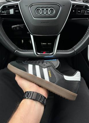 Кеди adidas originals samba black white