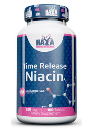 Haya labs niacin /time release/ 250 мг - 100 таб