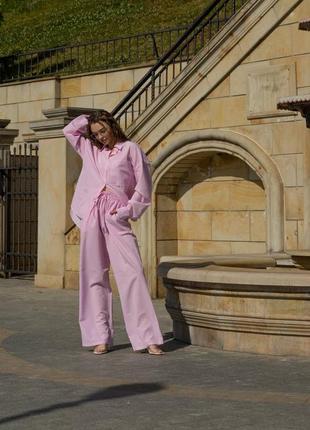 Домашний, розовый костюм charlotte доступен в размерах s,m🤍3 фото