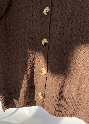Удлиненный кардиган на пуговицах свитер кофта свитер джемпер6 фото