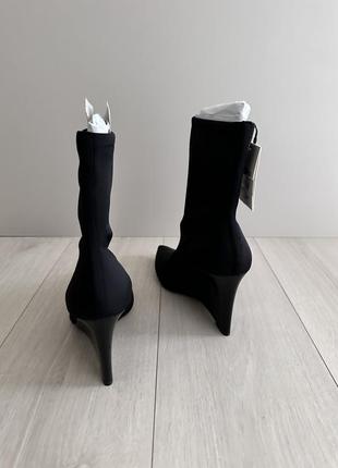 Очень стильные текстильные ботинки на платформе zara3 фото