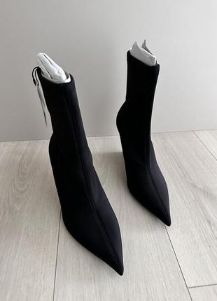 Очень стильные текстильные ботинки на платформе zara8 фото