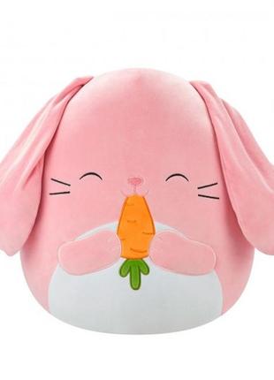 М'яка іграшка squishmallows - зайчик боп (19 cm)