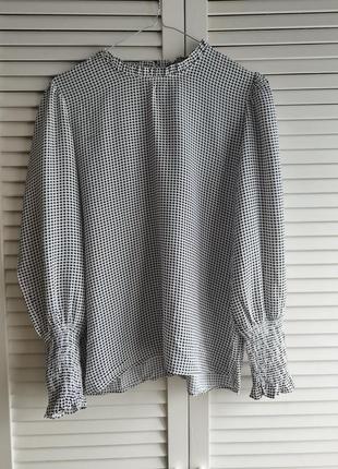 Легка блузка з довгими рукавами m3 фото