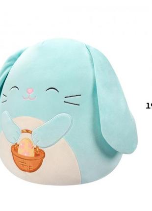 М'яка іграшка squishmallows - зайчик ксін (19 cm) 2