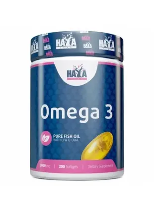 Омега 3 haya labs omega 3 1000 mg 200 софт гель