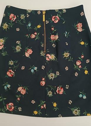 Женская юбка в цветочный принт3 фото