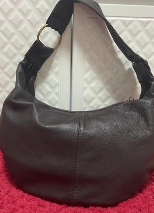 Шикарная объемная вместительная кожаная сумка kookai /100%кожа3 фото