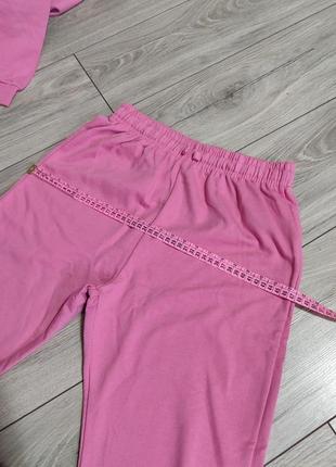 Свитшот lefties штаны утепленные костюм спортивный розовый 13 14 лет 164 рост женский xs10 фото
