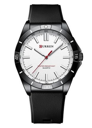 Мужские кварцевые наручные часы curren 8449 black-white