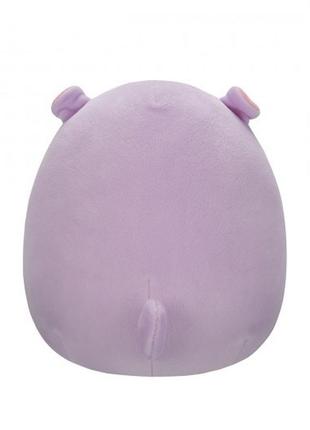 М'яка іграшка squishmallows – бегемот ханна (19 cm)4 фото