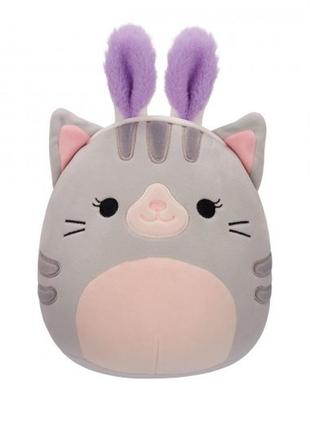 М'яка іграшка squishmallows - кішка таллі (19 cm)