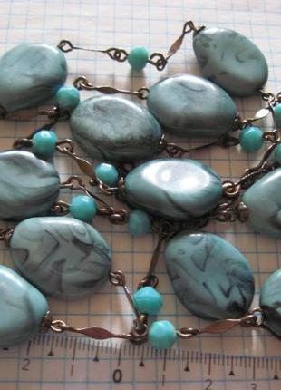 Бусы. ожерелье . пластик.