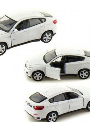 Машинка kinsmart "bmw x6" (белая)