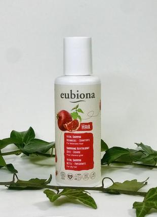 Eubiona нормализующий шампунь для жирного волоса, нитевичка3 фото