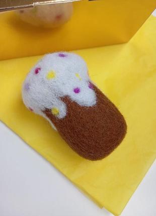 Пасхальный декор паска. игрушка из шерсти