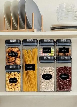 Набор контейнеров для еды, 7 предметов, food storage container set 7 pcs1 фото