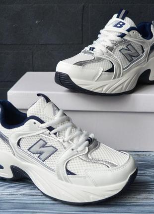 Женские белые кроссовки nb new balance