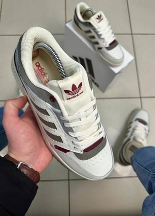 Adidas drop step чоловічі шкіряні кросівки9 фото
