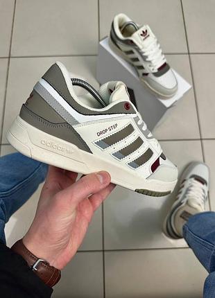 Adidas drop step чоловічі шкіряні кросівки5 фото