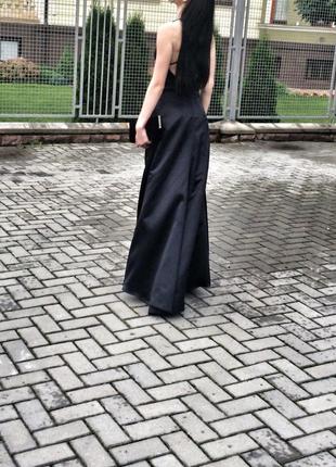 Атласне плаття з корсетом2 фото