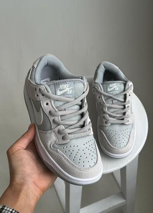 Кросівки nike sb dunk grey ✨6 фото