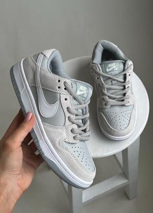 Кросівки nike sb dunk grey ✨2 фото