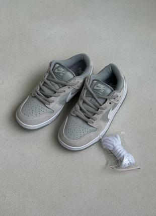 Кросівки nike sb dunk grey ✨9 фото