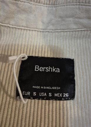 Рубашка жакет вельветовый bershka s3 фото