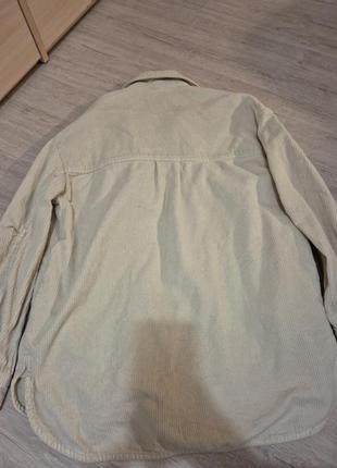 Рубашка жакет вельветовый bershka s5 фото