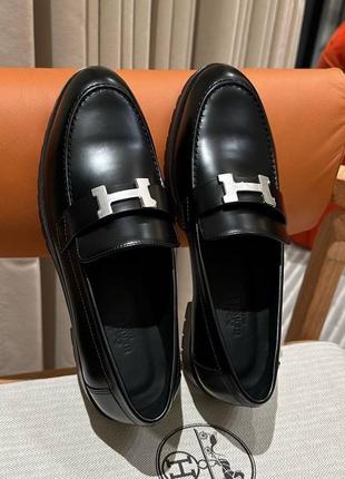 Лоферы в стиле hermes