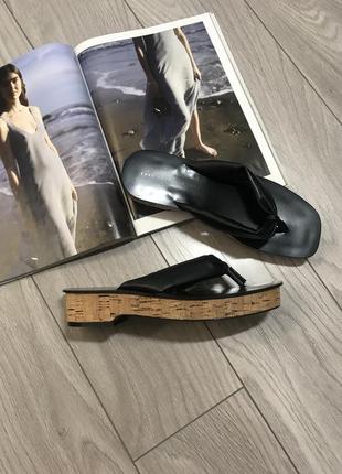 Босоножки шлепанцы сабо от zara p.39/26см