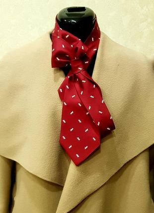 Жіноча краватка червона2 фото