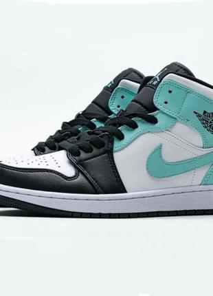 Jordan 1 mid igloo island green