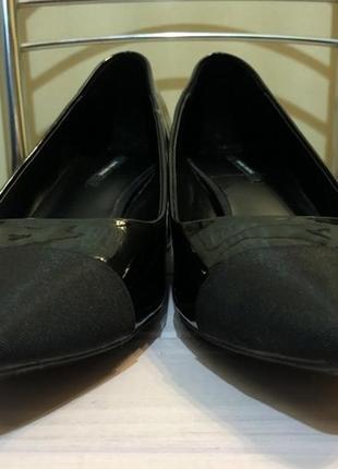 Туфли-лодочки на устойчивом каблуке, zara, размер 402 фото