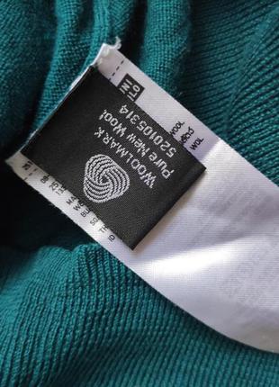 Брендовый женский пуловер из шерсти мериноса uni qlo размер m-s4 фото