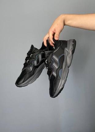 Кроссовки adidas ozweego black2 фото