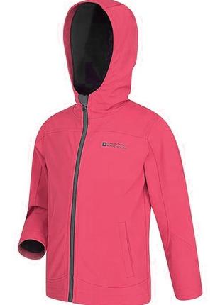 Спортивная термо куртка softshell мембрана софтшелл влагостойкая худи с капюшоном mountain warehouse2 фото