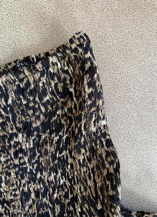 Модная леопардовая юбка шорты от zara5 фото