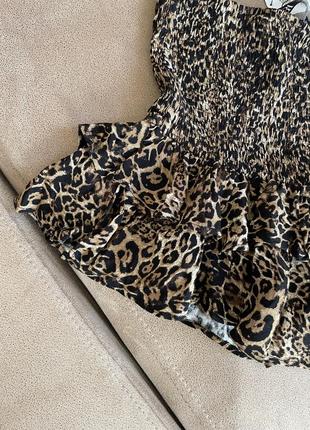 Модна леопардова спідниця шорти від zara4 фото