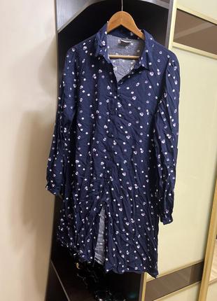 Платье 👗 рубашка-халатик на пуговицах классное стильное лёгкое практичное модное1 фото