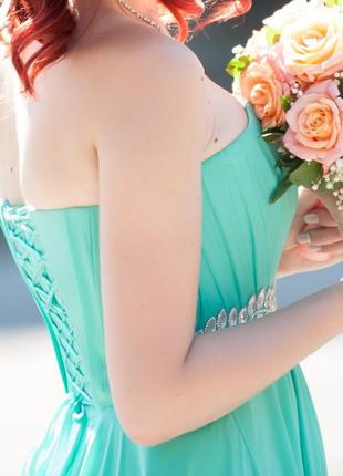 Платье свадебное, на выпускной6 фото